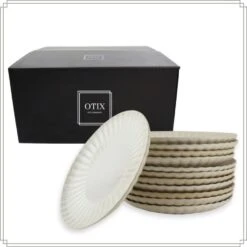 OTIX Ontbijtborden 12 Delig Solis - Wit -Luxe Servieswinkel 01e715ca52f7473c9c2c377a56d89861