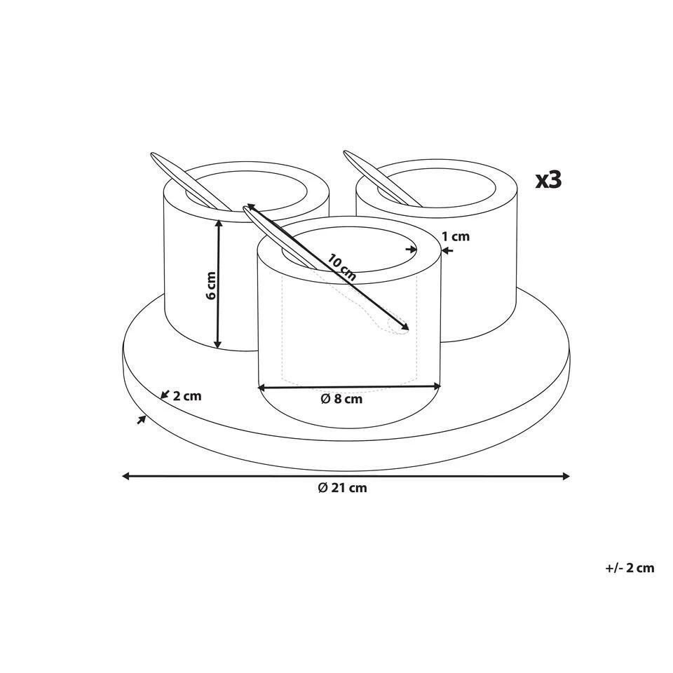 HERAKLION - Dienblad - Meerkleurig - Hout 3 HERAKLION - Dienblad - Meerkleurig - Hout - Afbeelding 3