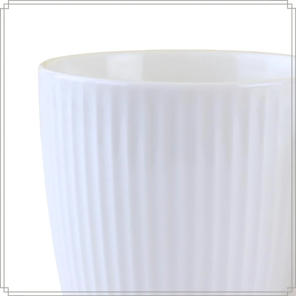 OTIX Koffiekopjes Set Van 12 Met Oor Koffietassen 300ml Wit Porsele... 6 OTIX Koffiekopjes Set Van 12 Met Oor Koffietassen 300ml Wit Porsele... - Afbeelding 6