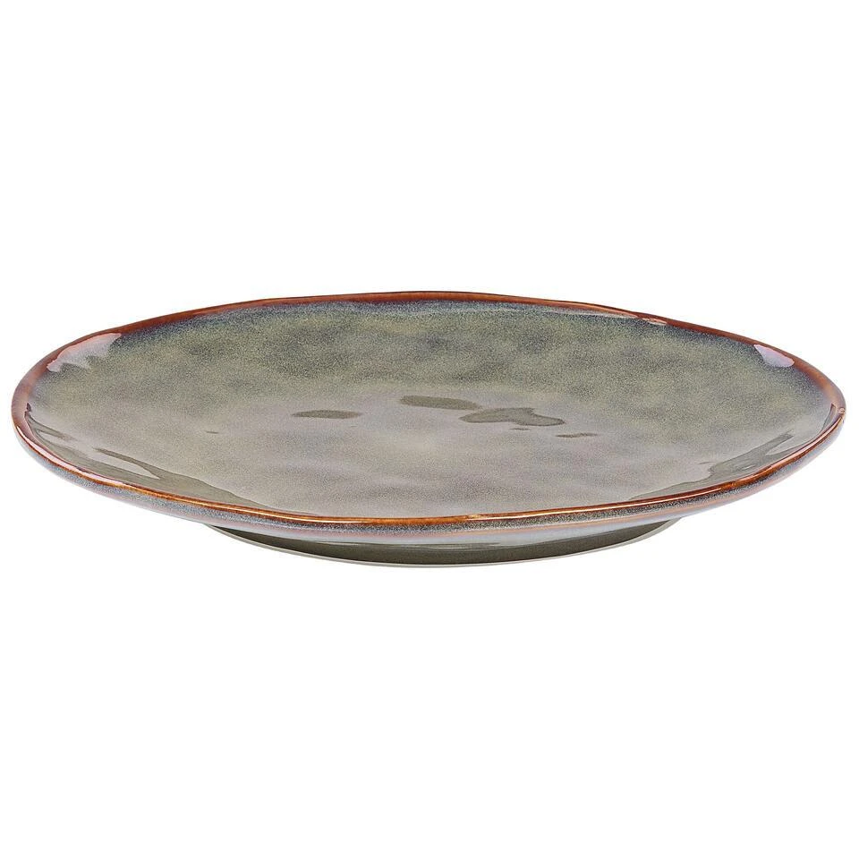 THYME - Serviesset 16 Delig - Donkergroen - Steengoed 8 THYME - Serviesset 16 Delig - Donkergroen - Steengoed - Afbeelding 8