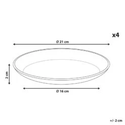 SESAME - Bijzetborden Set Van 4 - Lichtgrijs - Steengoed -Luxe Servieswinkel 0595da85acd54fe7893986a1e78f5a81