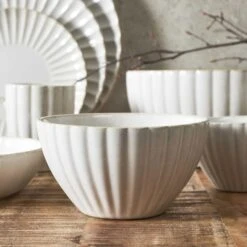 OTIX Soepkommen Set Van 12 Stuks Soeptassen Kommen Wit Keramiek SOLIS -Luxe Servieswinkel 0641e22b40394c7eafd81736aa40d620