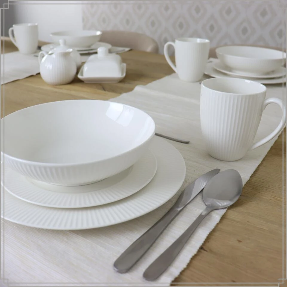 OTIX Pastaborden Bordenset 6 Persoons Diepe Borden Soepborden 20cm Wit Porsel... 3 OTIX Pastaborden Bordenset 6 Persoons Diepe Borden Soepborden 20cm Wit Porsel... - Afbeelding 3