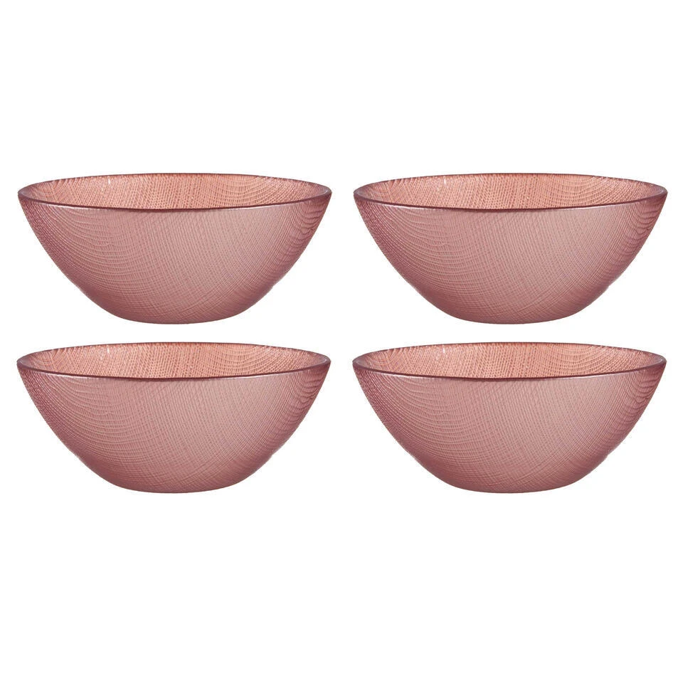 Vivalto Schaaltjes/kommetjes - Murano - Glas - Roze - D15 Cm 4 Vivalto Schaaltjes/kommetjes - Murano - Glas - Roze - D15 Cm - Afbeelding 4