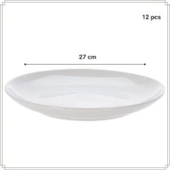 OTIX Dinerborden Bordenset 12 Persoons 27cm Porselein BIRCH -Luxe Servieswinkel 0feb60f6f62a488eb9183526bc6ae912