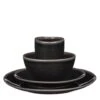 Mica Decorations Tabo Serviesset 4 Persoons Keramiek Zwart