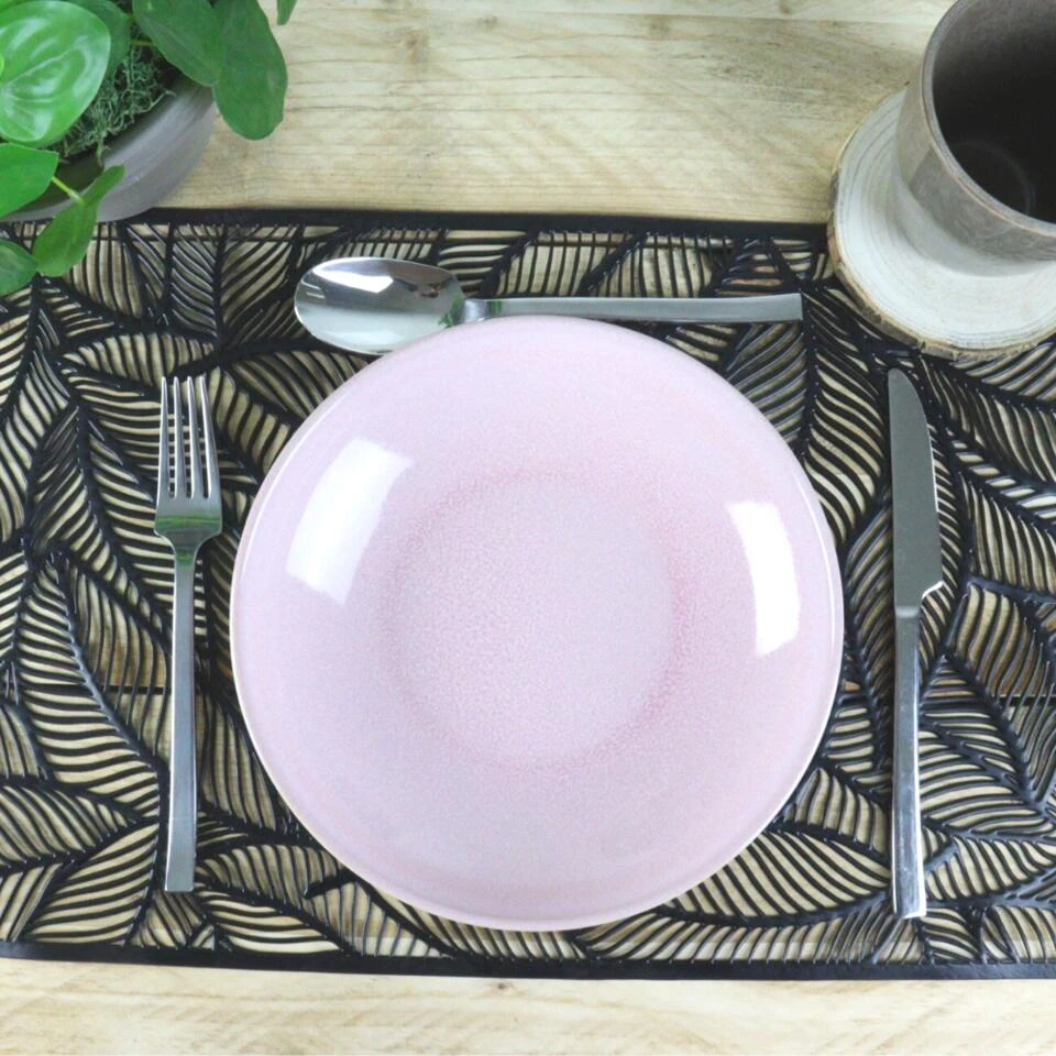 Orange85 Diepe Borden 6 Stuks Aardewerk 22 Cm Ovenbestendig Roze Blauw Groen 3 Orange85 Diepe Borden 6 Stuks Aardewerk 22 Cm Ovenbestendig Roze Blauw Groen - Afbeelding 3