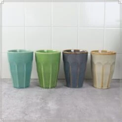 OTIX Cappuccino Mokken 330 Ml Latte Macchiato Glazen Hittebestendig Set Van 4 -Luxe Servieswinkel 1000033123 0111