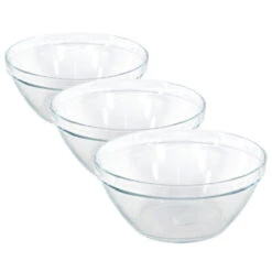 Gerim Saladeschaal Pompei - Glas - 2.5 Liter - 23 Cm -Luxe Servieswinkel 1000034351 0103