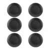 Orange85 Bordenset Dinerbord Borden Plat Set Van 6 Mat Zwart Diameter 27cm