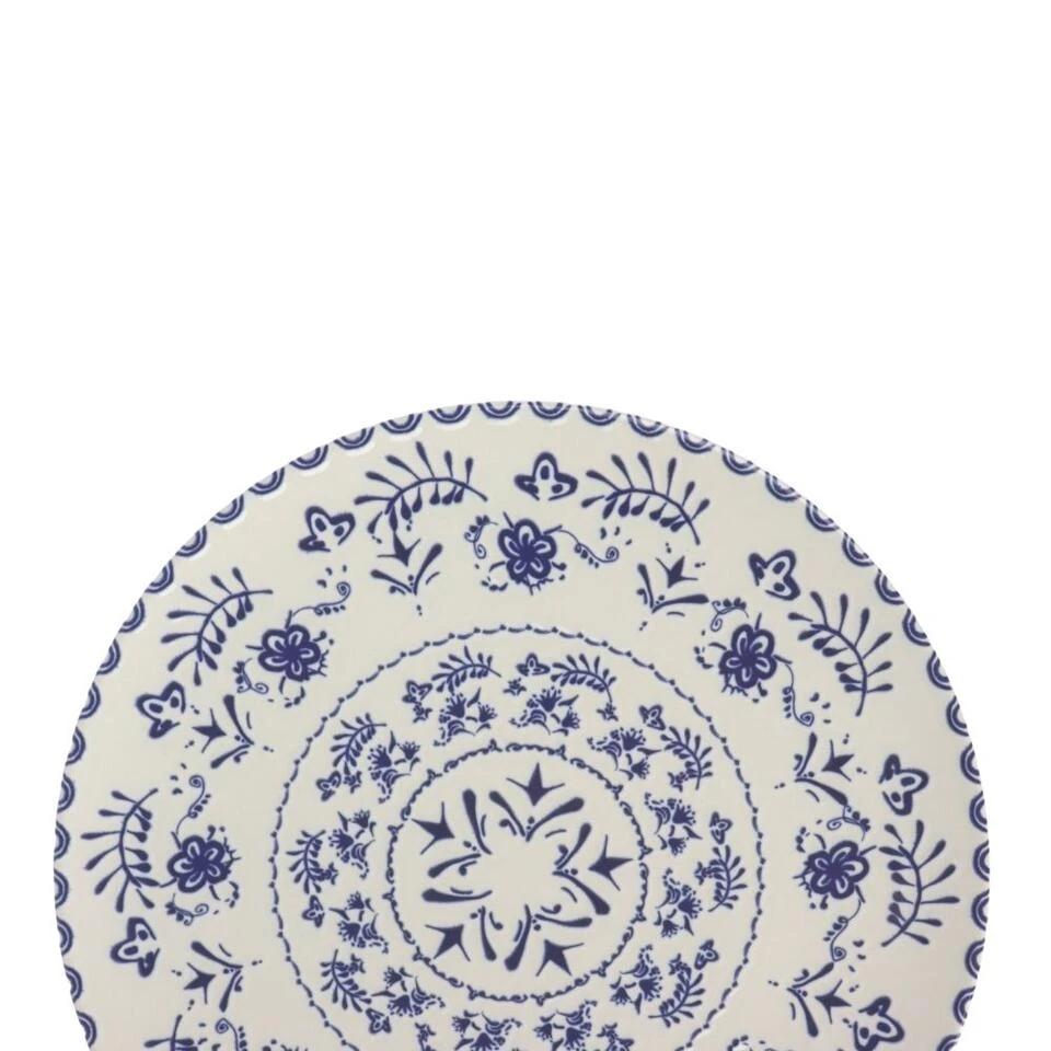 Orange85 Dinerborden 26 Cm Blauwe Details Set Van 4 Porselein Bordenset 3 Orange85 Dinerborden 26 Cm Blauwe Details Set Van 4 Porselein Bordenset - Afbeelding 3