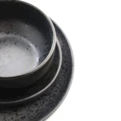 Orange85 Ontbijtbord Zwart 2 Stuks Aardewerk 18 Cm -Luxe Servieswinkel 1000049526 0110