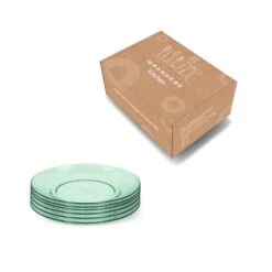 Orange85 Borden Set Van 6 Stuks Groen Transparant Plastic Kunststof 7 Orange85 Borden Set Van 6 Stuks Groen Transparant Plastic Kunststof -Luxe Servieswinkel 1000049527 0111