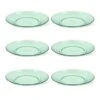 Orange85 Borden Set Van 6 Stuks Groen Transparant Plastic Kunststof