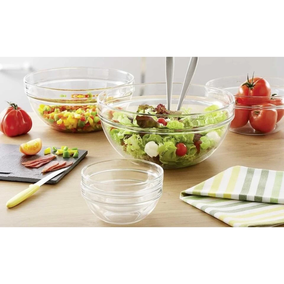 Luminarc Saladeschaal - Glas - Serveerschaal Rond - 29 Cm 2 Luminarc Saladeschaal - Glas - Serveerschaal Rond - 29 Cm - Afbeelding 2