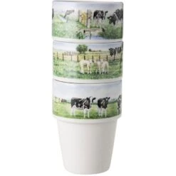 Wiebe Van Der Zee Giftset 3 Melkbekers 26 Cl. 6 Wiebe Van Der Zee Giftset 3 Melkbekers 26 Cl. -Luxe Servieswinkel 1000055163 0102