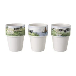 Wiebe Van Der Zee Giftset 3 Melkbekers 26 Cl.
