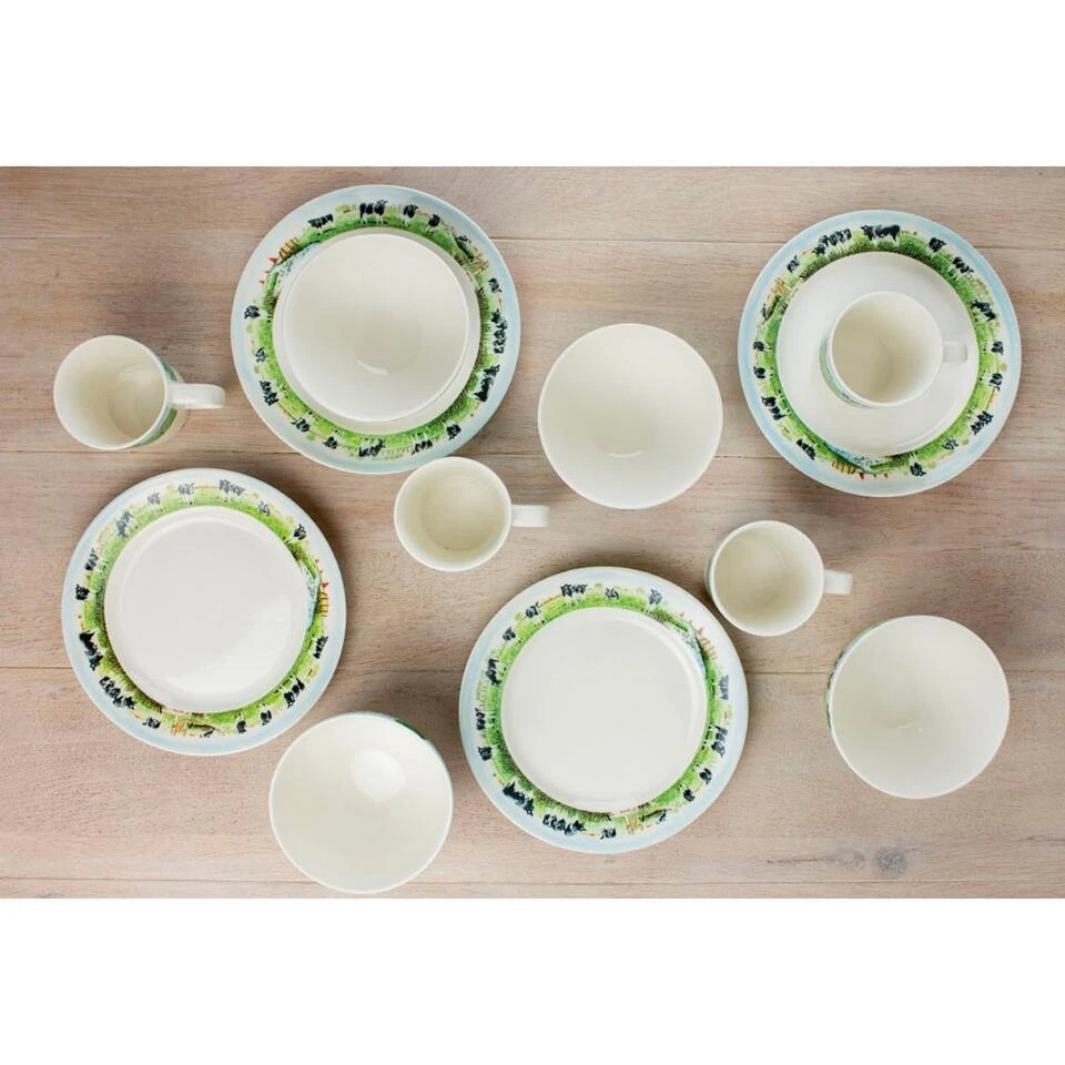 Wiebe Van Der Zee Set 12 Delig Servies 4 Persoons Beste Stuurlui 3 Wiebe Van Der Zee Set 12 Delig Servies 4 Persoons Beste Stuurlui - Afbeelding 3