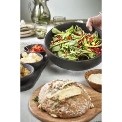 Mica Decorations Tomar Schaaltjes En Dienblad - Zwart -Luxe Servieswinkel 1000058457 0111