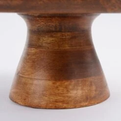 Mica Decorations Tallo Taartplateau - H10 X Ø30 Cm - Donkerbruin -Luxe Servieswinkel 1000058462 0110