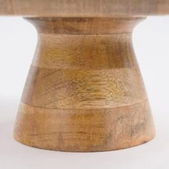 Mica Decorations Tallo Taartplateau - H10 X Ø30 Cm - Lichtbruin 6 Mica Decorations Tallo Taartplateau - H10 X Ø30 Cm - Lichtbruin -Luxe Servieswinkel 1000058463 0110