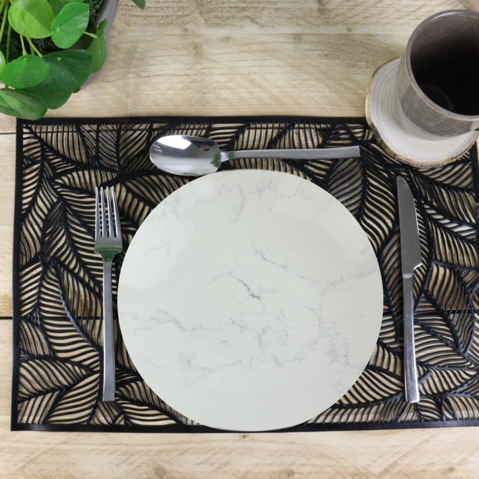 OTIX Diepe Borden Marmer 6 Stuks Pastaborden Soepborden 20 Cm Aardewerk 2 OTIX Diepe Borden Marmer 6 Stuks Pastaborden Soepborden 20 Cm Aardewerk - Afbeelding 2