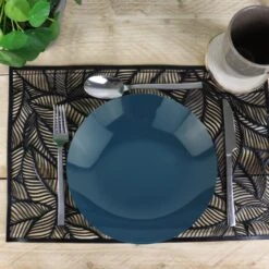 OTIX Diepe Borden Blauw Pastaborden Soepborden 6 Stuks 20cm Aardewerk 5 OTIX Diepe Borden Blauw Pastaborden Soepborden 6 Stuks 20cm Aardewerk -Luxe Servieswinkel 1000068739 0101