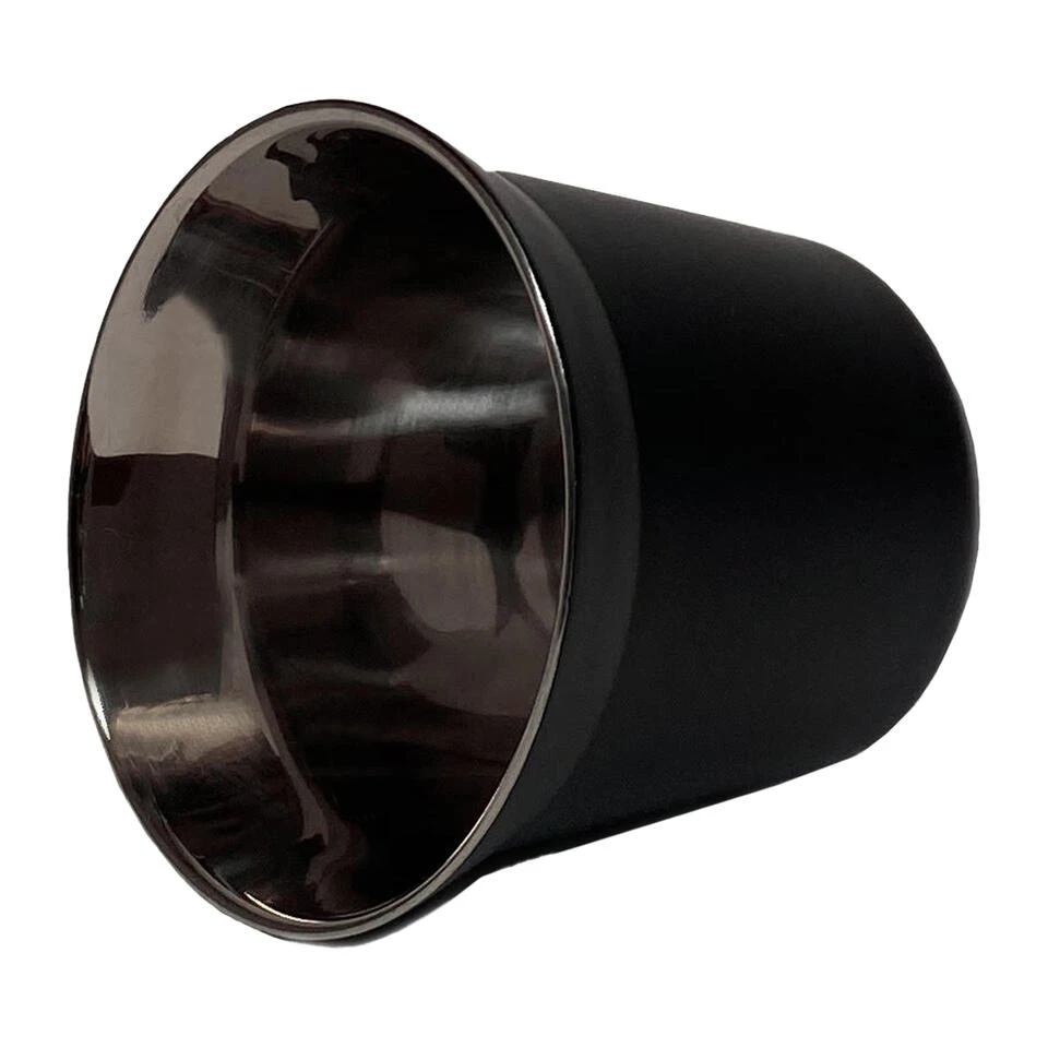 Krumble Espressokopjes Staal Set Van 2 - Zwart 3 Krumble Espressokopjes Staal Set Van 2 - Zwart - Afbeelding 3