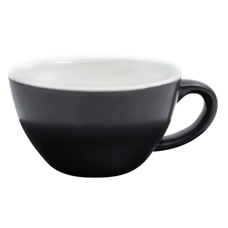 Barista Innovations Nero - Koffiekopje Regular - Set Van 6 - 150ml - Mat Zwart 2 Barista Innovations Nero - Koffiekopje Regular - Set Van 6 - 150ml - Mat Zwart - Afbeelding 2