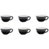 Barista Innovations Nero - Koffiekopje Regular - Set Van 6 - 150ml - Mat Zwart