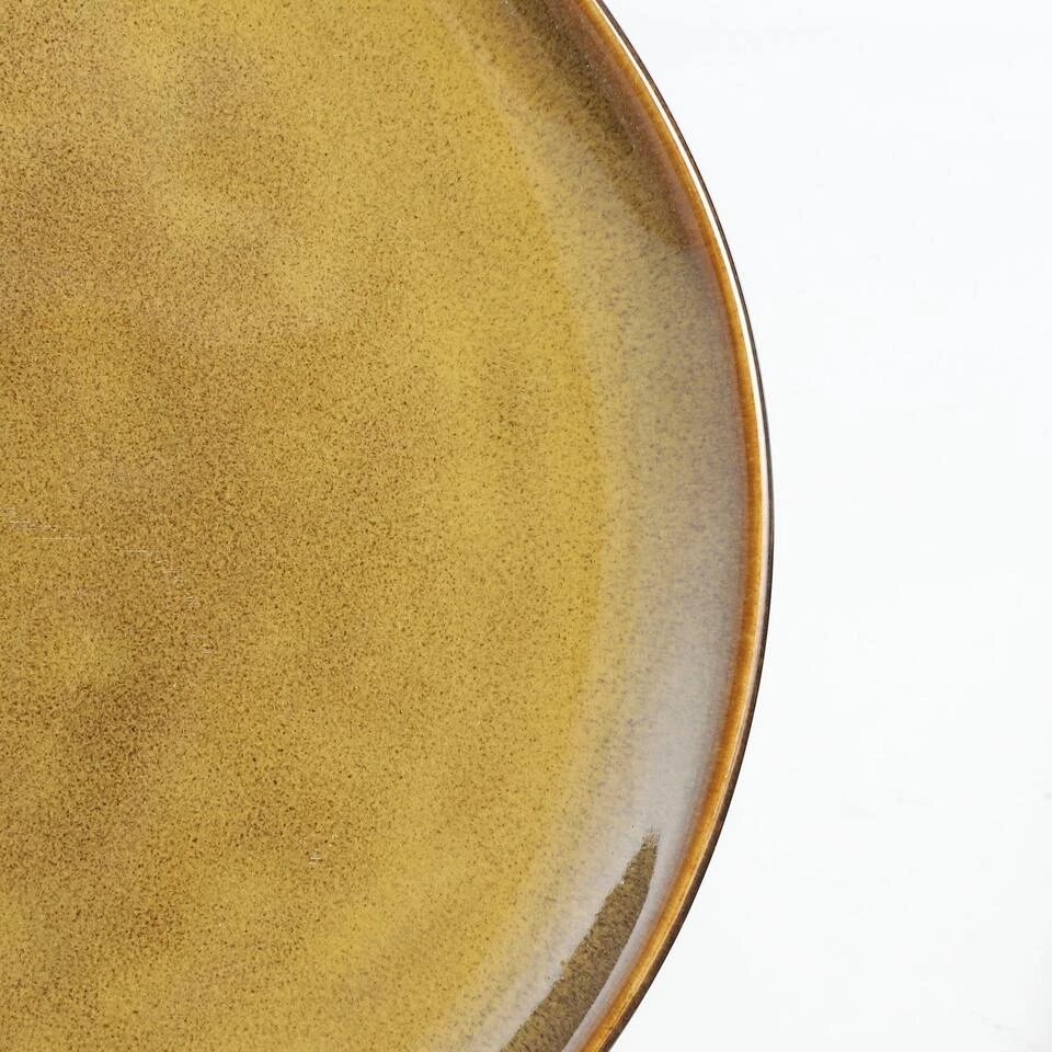 Mica Decorations Tabo Dinerbord - Ø26,5 Cm - Oker 2 Mica Decorations Tabo Dinerbord - Ø26,5 Cm - Oker - Afbeelding 2