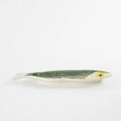 Mica Decorations Bord Vis - L29 X B14 X H2 Cm - Keramiek - Donkergroen -Luxe Servieswinkel 1000077188 0103