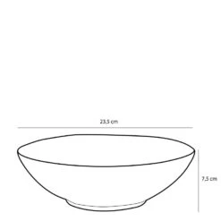 Mica Decorations Tabo Schaal - H7,5 X Ø23,5 Cm - Zwart 7 Mica Decorations Tabo Schaal - H7,5 X Ø23,5 Cm - Zwart -Luxe Servieswinkel 1000077195 0103