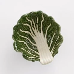 Mica Decorations Schaal Kool - L13,5 X B15 Cm - Keramiek - Donkergroen -Luxe Servieswinkel 1000077196 0102