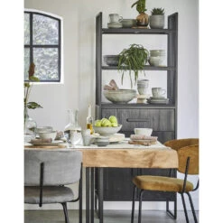 Mica Decorations Tabo Schaal - H9 X Ø30,5 Cm - Grijs 7 Mica Decorations Tabo Schaal - H9 X Ø30,5 Cm - Grijs -Luxe Servieswinkel 1000077200 0103