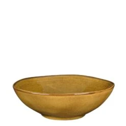 Mica Decorations Tabo Schaal - H7,5 X Ø23,5 Cm - Oker