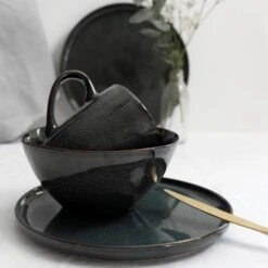 Dutch Rose Bord 27 Cm Blauw 6 Dutch Rose Bord 27 Cm Blauw -Luxe Servieswinkel 1000085862 0102