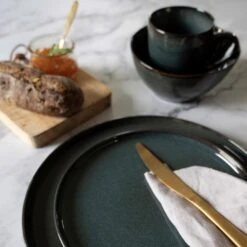 Dutch Rose Bord 27 Cm Blauw 7 Dutch Rose Bord 27 Cm Blauw -Luxe Servieswinkel 1000085862 0103