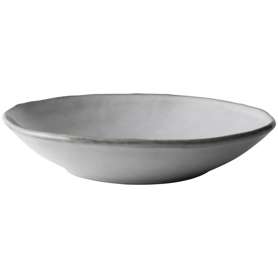 Dutch Rose Bord Diep 23,5 Cm Licht Grijs 2 Dutch Rose Bord Diep 23,5 Cm Licht Grijs - Afbeelding 2