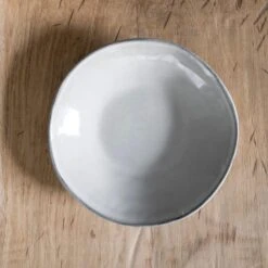 Dutch Rose Bord Diep 23,5 Cm Licht Grijs 5 Dutch Rose Bord Diep 23,5 Cm Licht Grijs -Luxe Servieswinkel 1000086753 0102