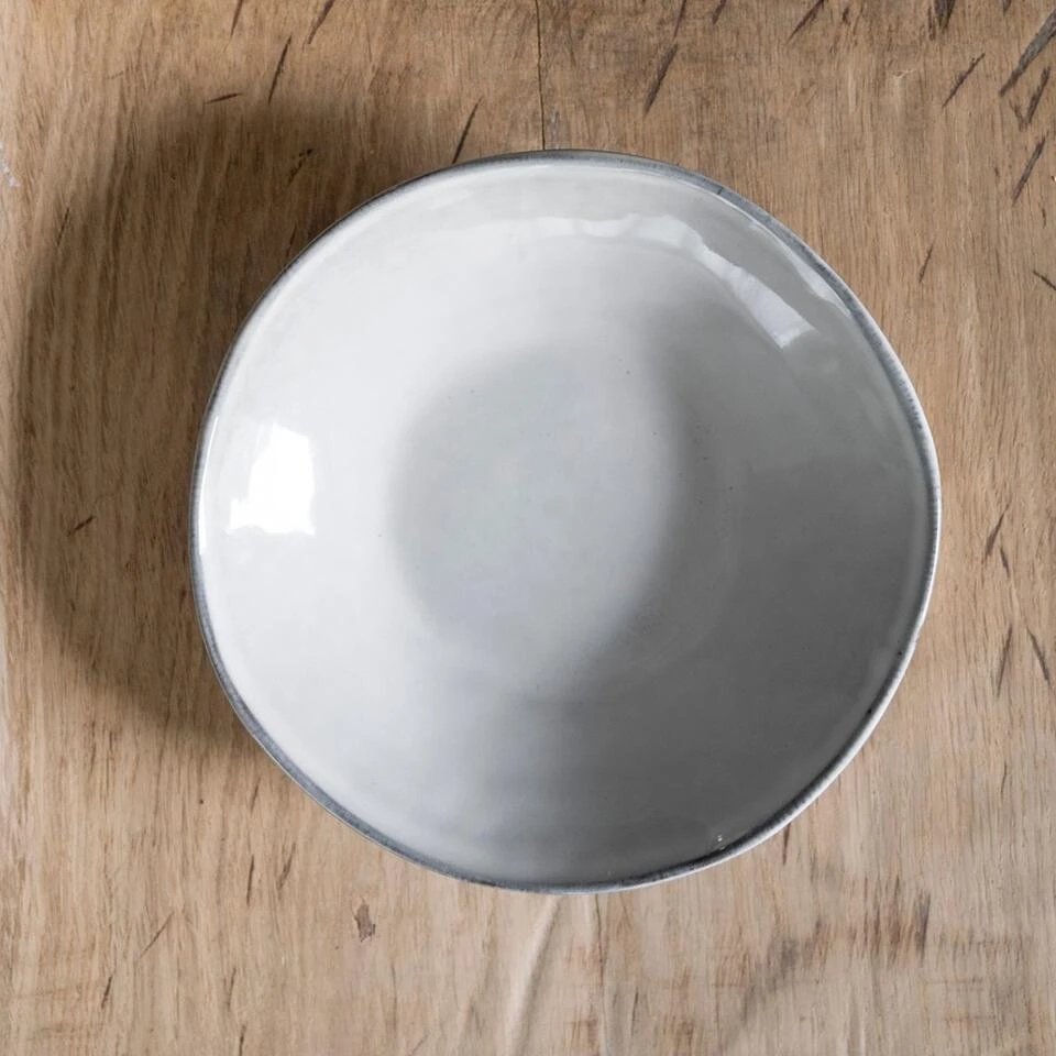 Dutch Rose Bord Diep 23,5 Cm Licht Grijs 3 Dutch Rose Bord Diep 23,5 Cm Licht Grijs - Afbeelding 3