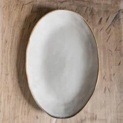 Dutch Rose Ovale Schaal 34x23 Cm Creme -Luxe Servieswinkel 1000086760 0102