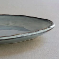 Dutch Rose Ovale Schaal 40x28 Cm Blauw 6 Dutch Rose Ovale Schaal 40x28 Cm Blauw -Luxe Servieswinkel 1000086761 0102