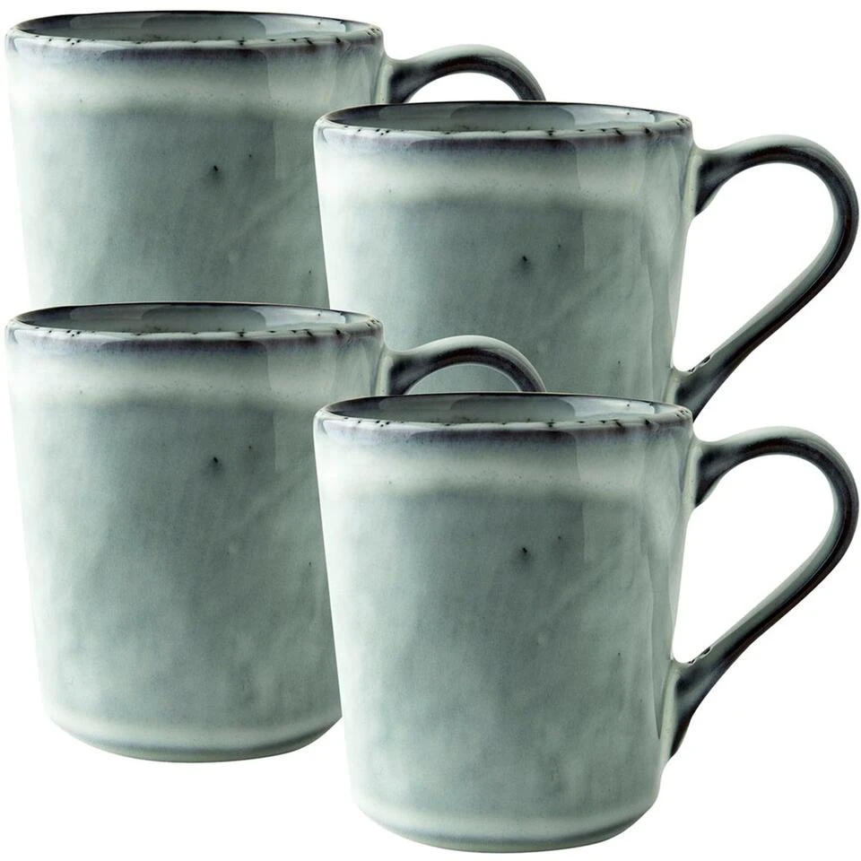 Dutch Rose Set 4 Minimokken Blauw 25 Cl. 2 Dutch Rose Set 4 Minimokken Blauw 25 Cl. - Afbeelding 2