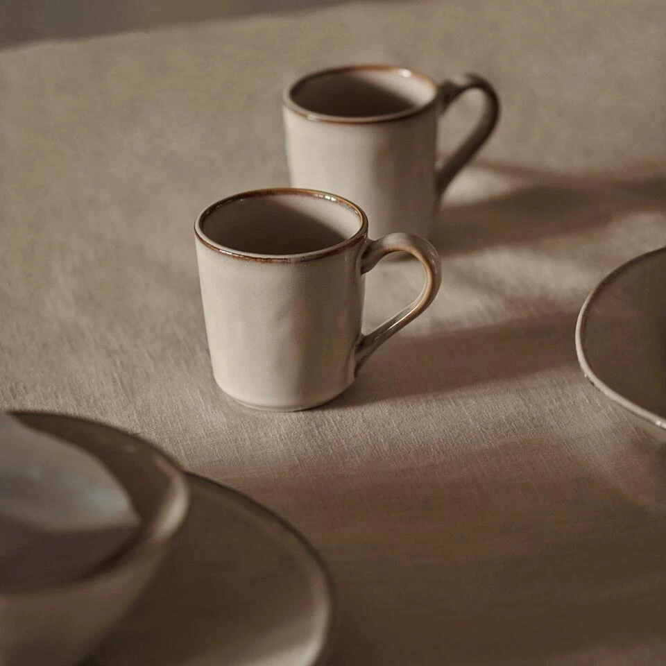 Dutch Rose Giftset 4 Bekers Creme 39 Cl. 4 Dutch Rose Giftset 4 Bekers Creme 39 Cl. - Afbeelding 4