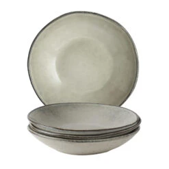 Dutch Rose Giftset 4 Borden Diep 23,5 Cm Creme -Luxe Servieswinkel 1000087947 0100