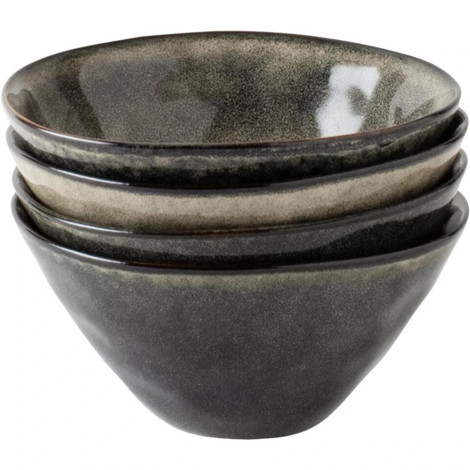 Dutch Rose Giftset 4 Kommen 14 Cm Groen 2 Dutch Rose Giftset 4 Kommen 14 Cm Groen - Afbeelding 2