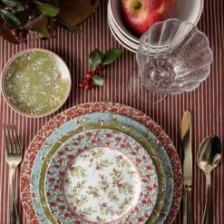 Laura Ashley Giftset 4 Borden 18 Cm -Luxe Servieswinkel 1000092996 0102