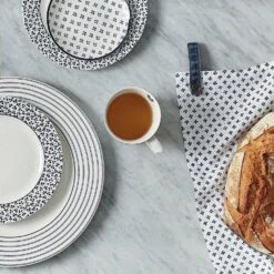 Laura Ashley Bord Plat 26 Cm Candy Stripe -Luxe Servieswinkel 1000093033 0102