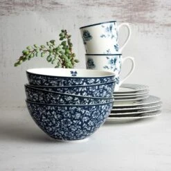 Laura Ashley Set 16 Delig Servies 4 Persoons 7 Laura Ashley Set 16 Delig Servies 4 Persoons -Luxe Servieswinkel 1000093052 0103